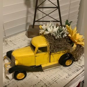 NWT Yellow Farmhouse Truck